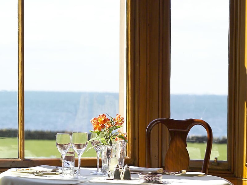 Knockinaam Lodge is located in Portpatrick, Dumfries & Galloway. The Good Food Guide says: “There's something deeply reassuring about this grand lodge in a remote but spectacular spot overlooking the Irish Sea. The ‘brilliantly put together’ wine list roams the globe, and the Coravin system allows you to sample widely (and well) by the glass.”